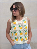 Top crochet ANANAS