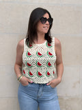 Top crochet PASTEQUE