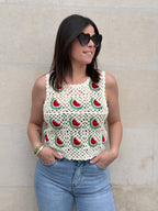 Top crochet PASTEQUE