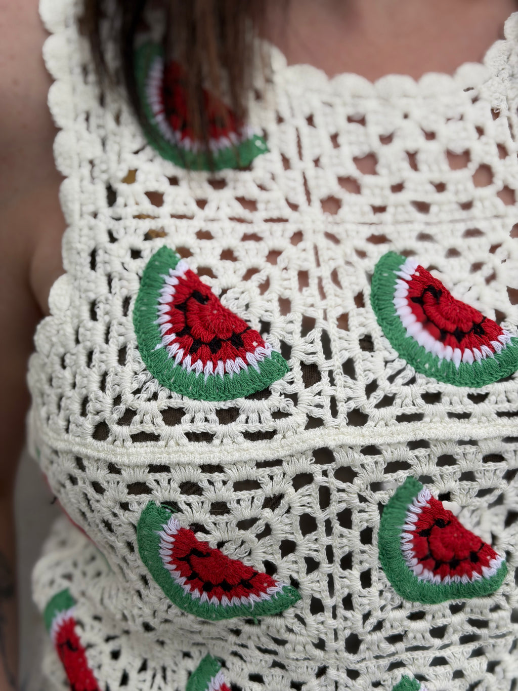 Top crochet PASTEQUE